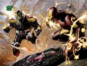 Iron man vs. super skrull