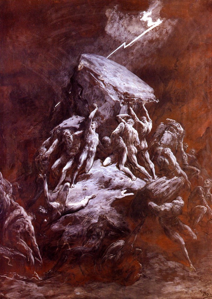 Gustave Dore the-clash-of-the-titans-1866