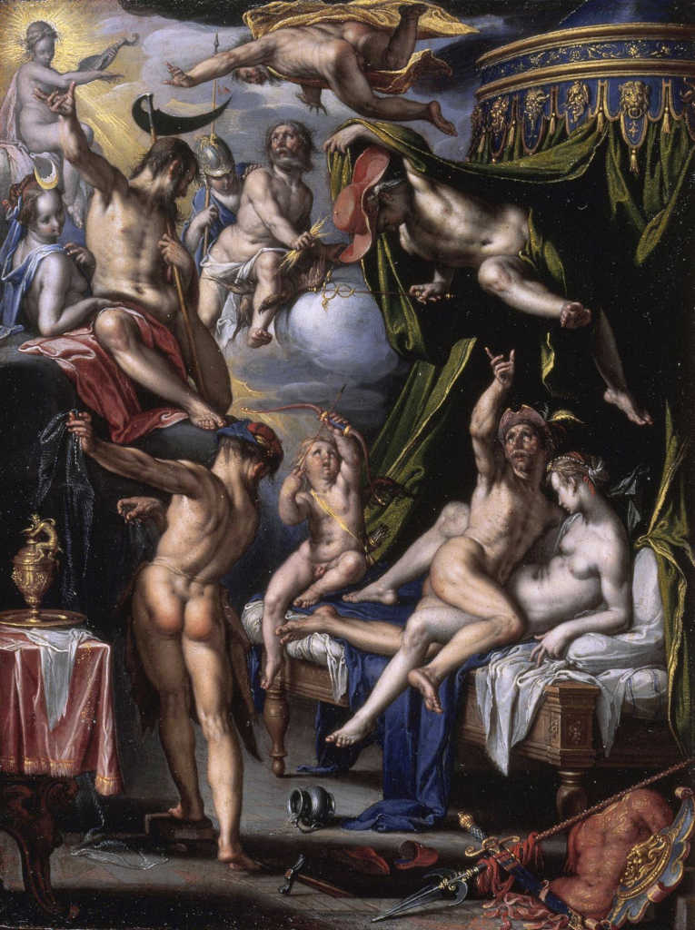 Hermes é bem safado, pois também deu uns pegas em Afrodite, gerando um filho, o Hermafrodito.