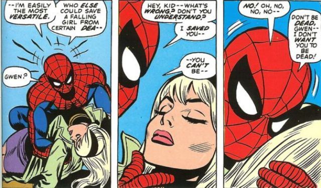 O momento mais triste da trajetória do Homem-Aranha, por Gil Kane.